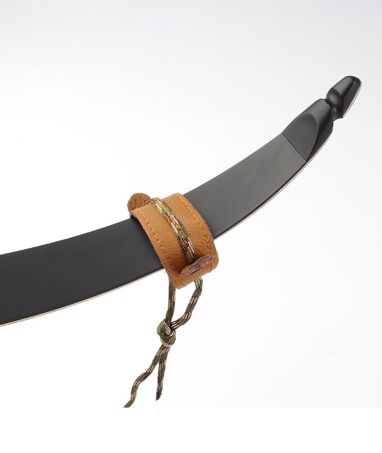 上弦绳 猎火弓箭弓弦安装辅助绳反曲弓牛皮上弦器弓弦安装换弦器