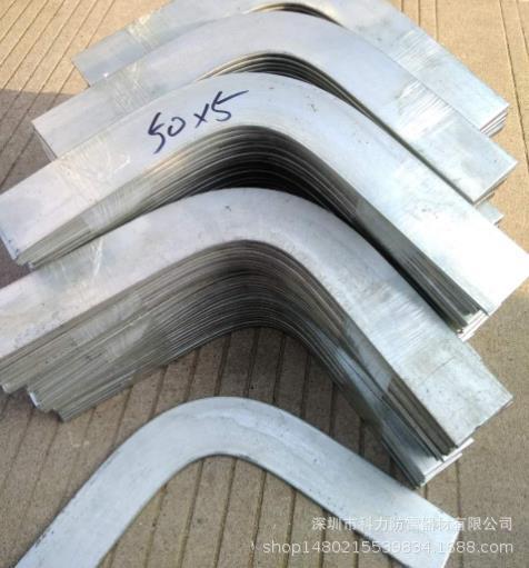 镀锌扁铁弯头 热镀锌扁钢接地转弯头 地线直角弯头40 50 60 80