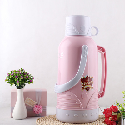 吉祥鸟高档加厚塑料保温瓶开水瓶家用大容量热水瓶玻璃胆一件代发