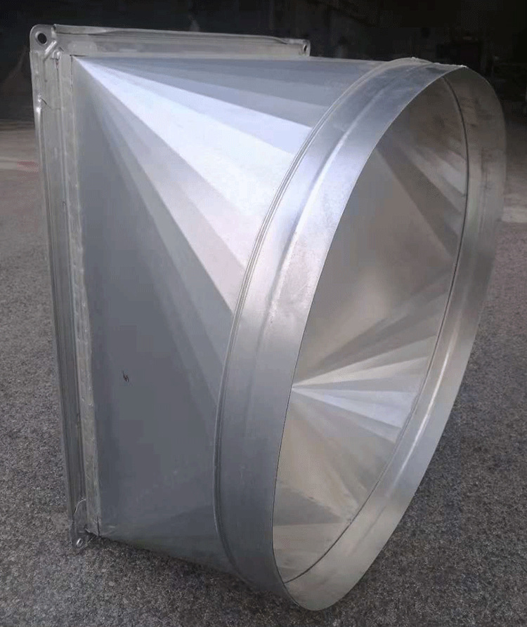 厂家批发定制方接圆 通风管道方变圆耐腐蚀车间厂房风管天圆地方