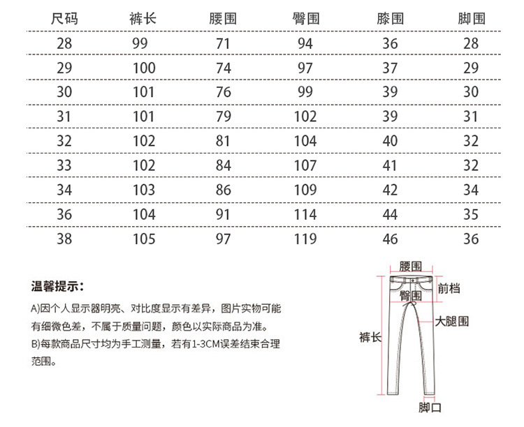 ck牛仔裤版型顺序图片