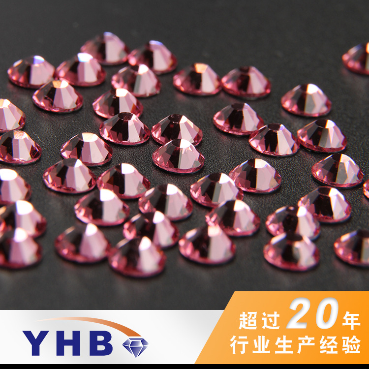 Factory Wholesale Ornament Accessories Imitation Diamond Hot Insole Light Rose Red Seven-Color Rhinestone 10mm Underwear Accessories Manicure Jewelry