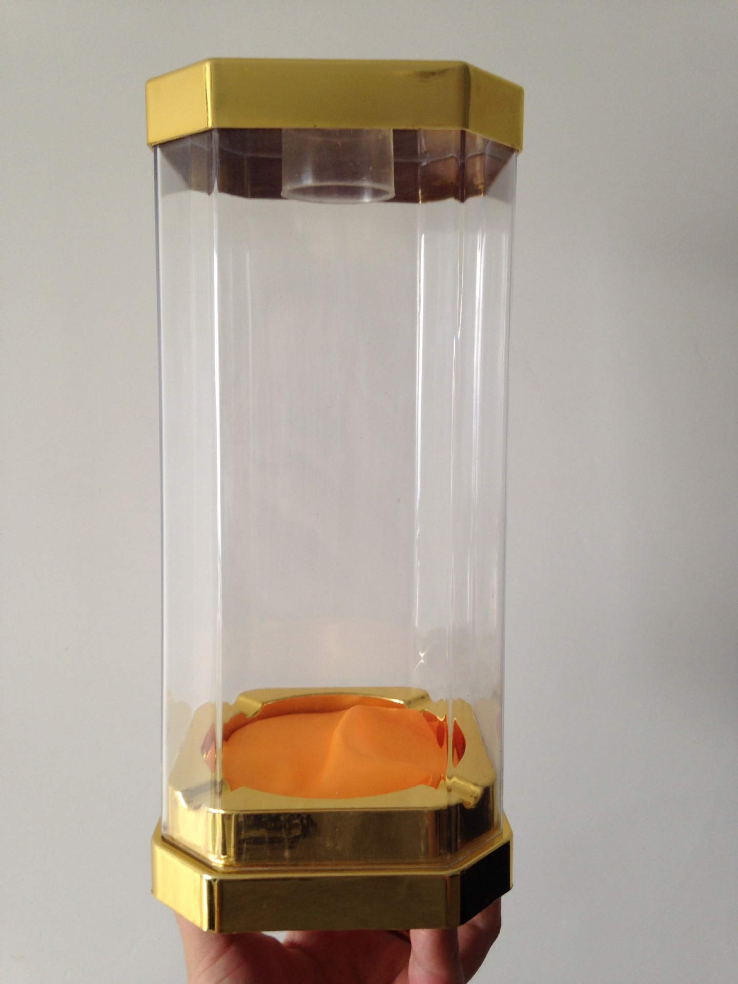 大气亚克力包装酒盒工艺酒瓶白酒瓶包装盒子小八角透明酒罩