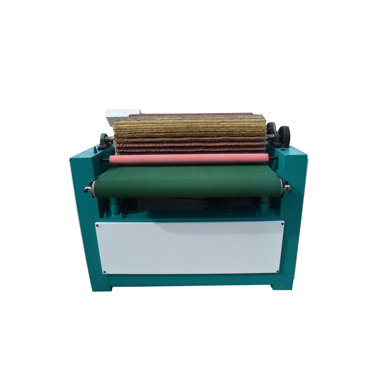 榆木拉丝机茶盘自动拉丝机旧木板碳化拉丝机防腐木拉丝机