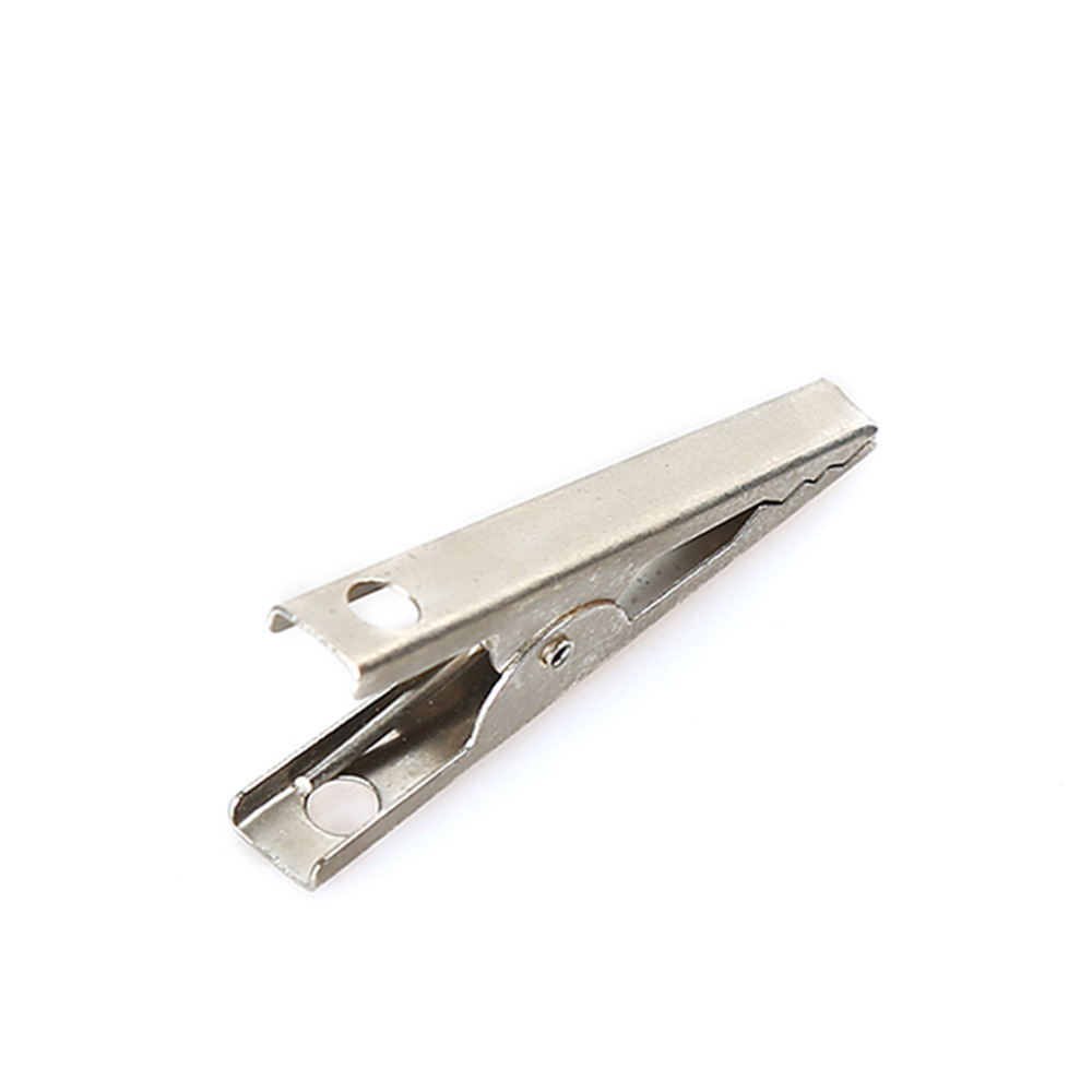 厂家现货供应五金夹子电镀优质环保a字夹 高弹力大a夹a尖嘴鳄鱼夹