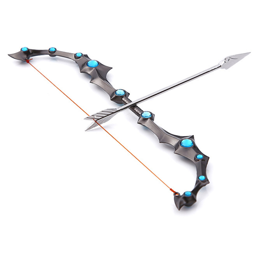 撸啊撸 寒冰射手 女皇 艾希 弓箭模型 桌面摆件 动漫周边 未开刃