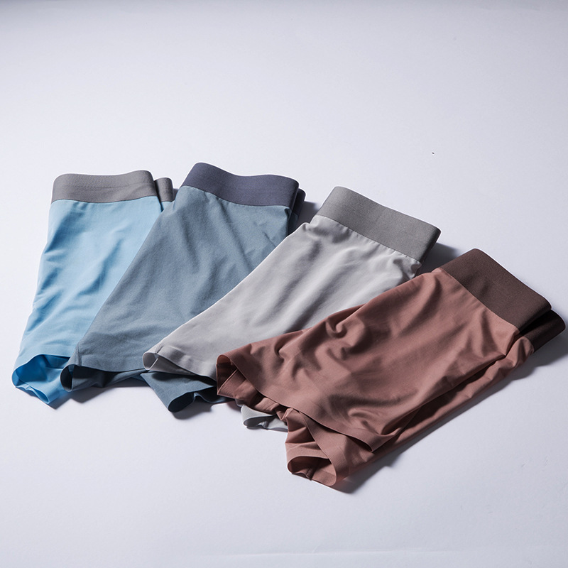 120 Ultra-Fine Ice Silk 3A Grade Ice Silk Men's Underwear 3D Seamless Underwear Men's Summer Ice Silk Underwear