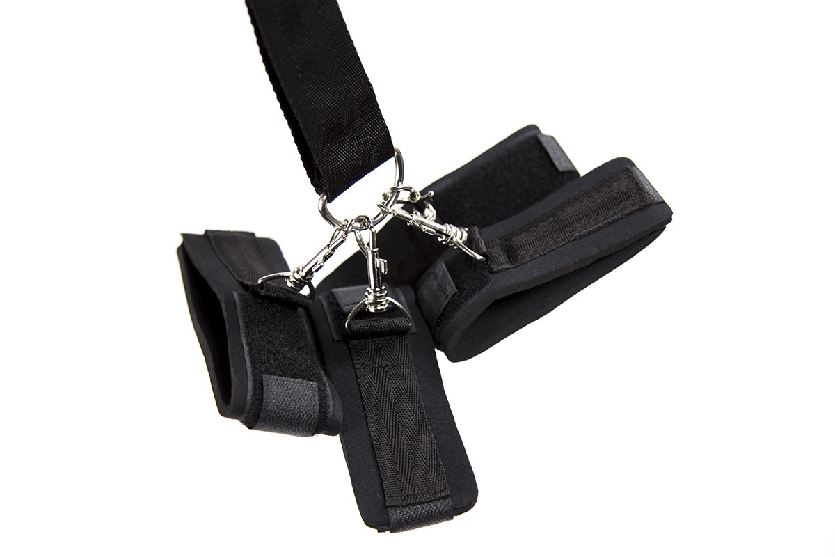 工厂店情趣用品尼龙口球手铐反背手铐组合套装捆绑束缚玩具性用品