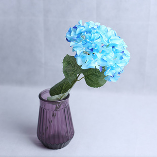 大绣球花 仿真绢花红色婚庆花束婚礼花卉手工插花diy背景装饰