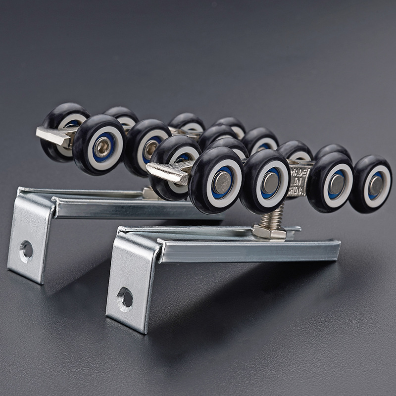 促销木门滑轮 推拉门吊滑 吊轮吊轨 移门吊轨道滑轮 五金 吊门8轮