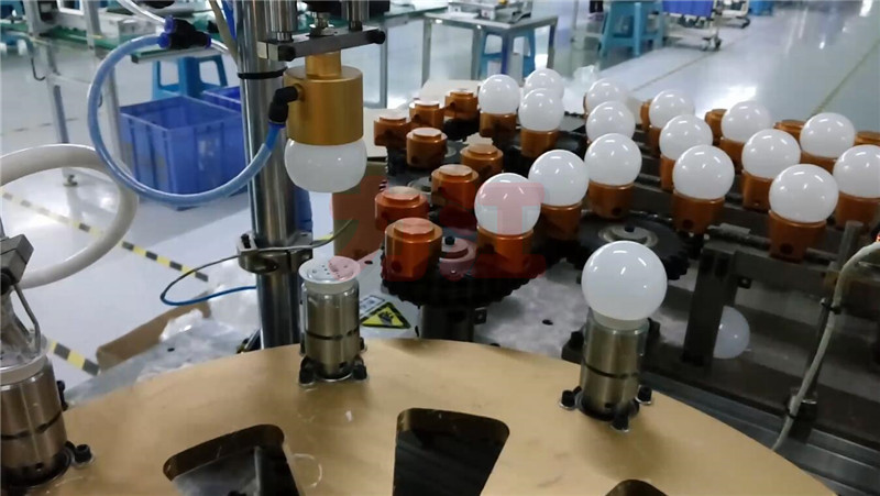 灯具组装机全自动led灯具组装线开关螺口灯头组装机灯具生产设备