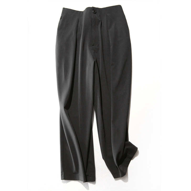 好品质显瘦无腰休闲裤女式阔腿裤品牌女装裤子2019春季新款k0303