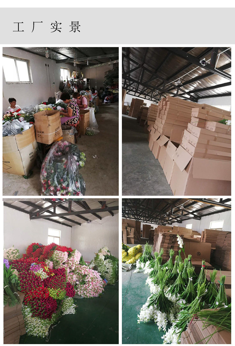 仿真把束欧式情人大玫瑰 假花家居装饰摆放 仿真假花花束批发