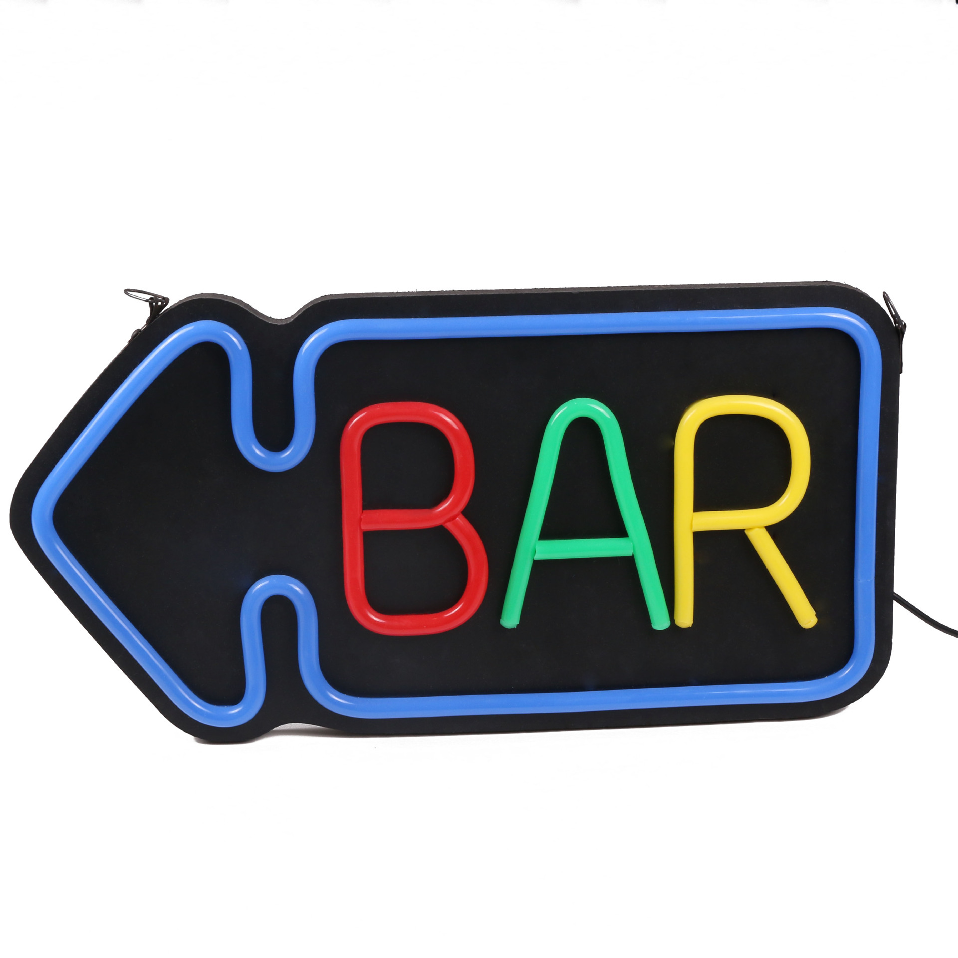 跨境柔性霓虹灯酒吧发光牌悬挂式bar led neo sign霓虹灯