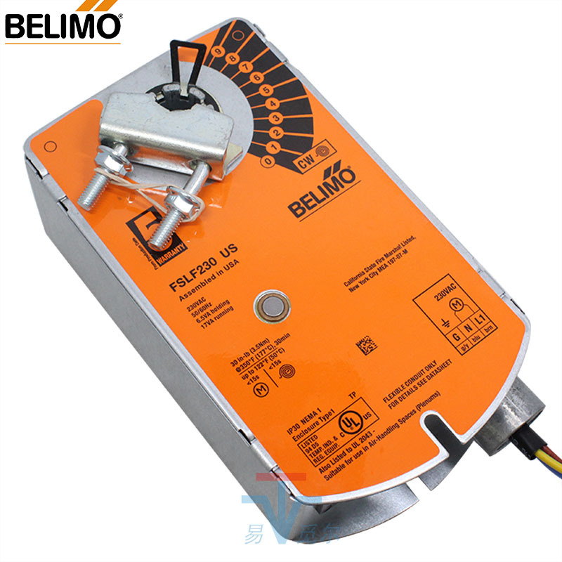 搏力谋belimo 电动风阀执行器 fslf230 us 防火排烟风闸驱动器