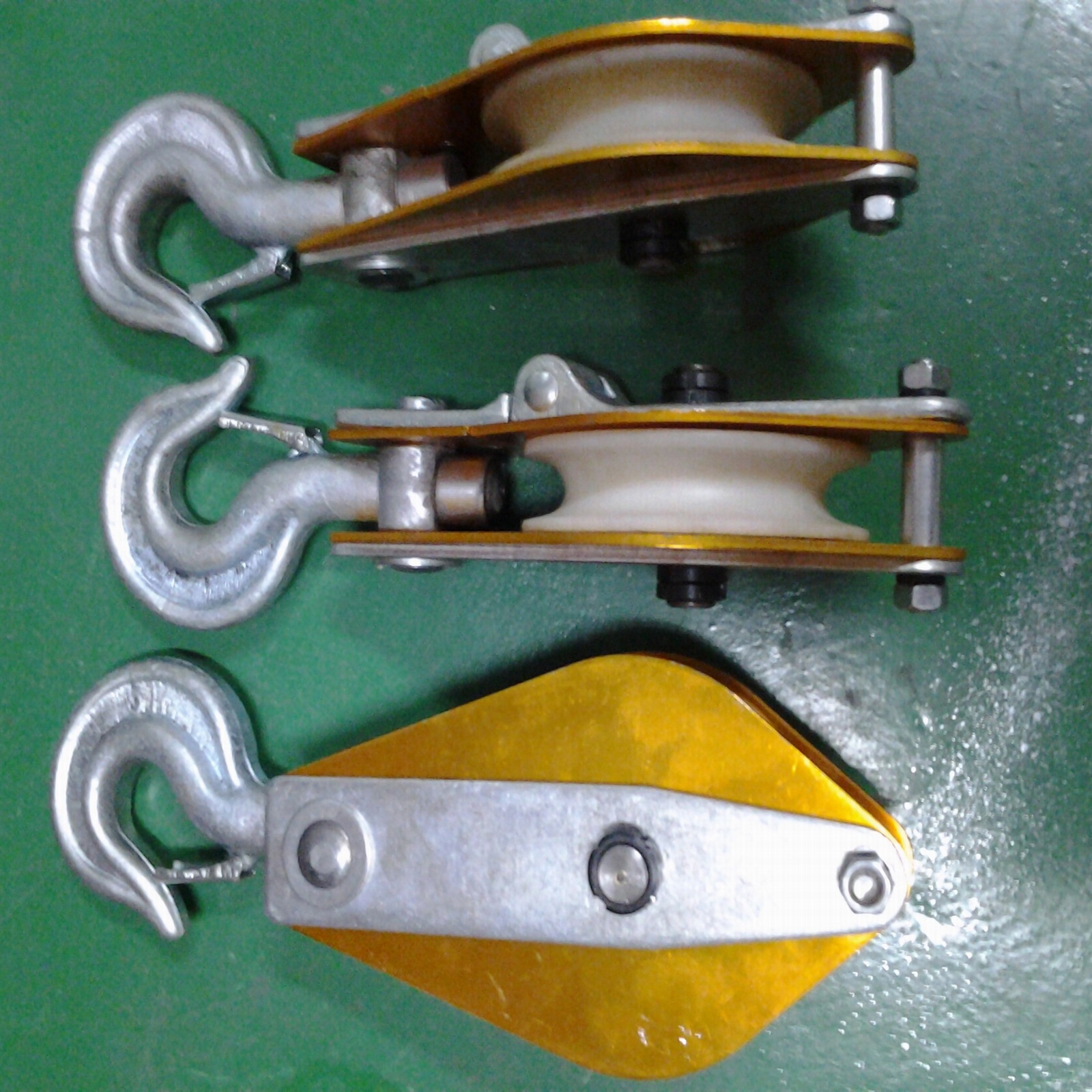 吊滑轮立杆塔吊装单双三轮1t2t3t5t8t10吨铝合金尼龙轮起重滑车