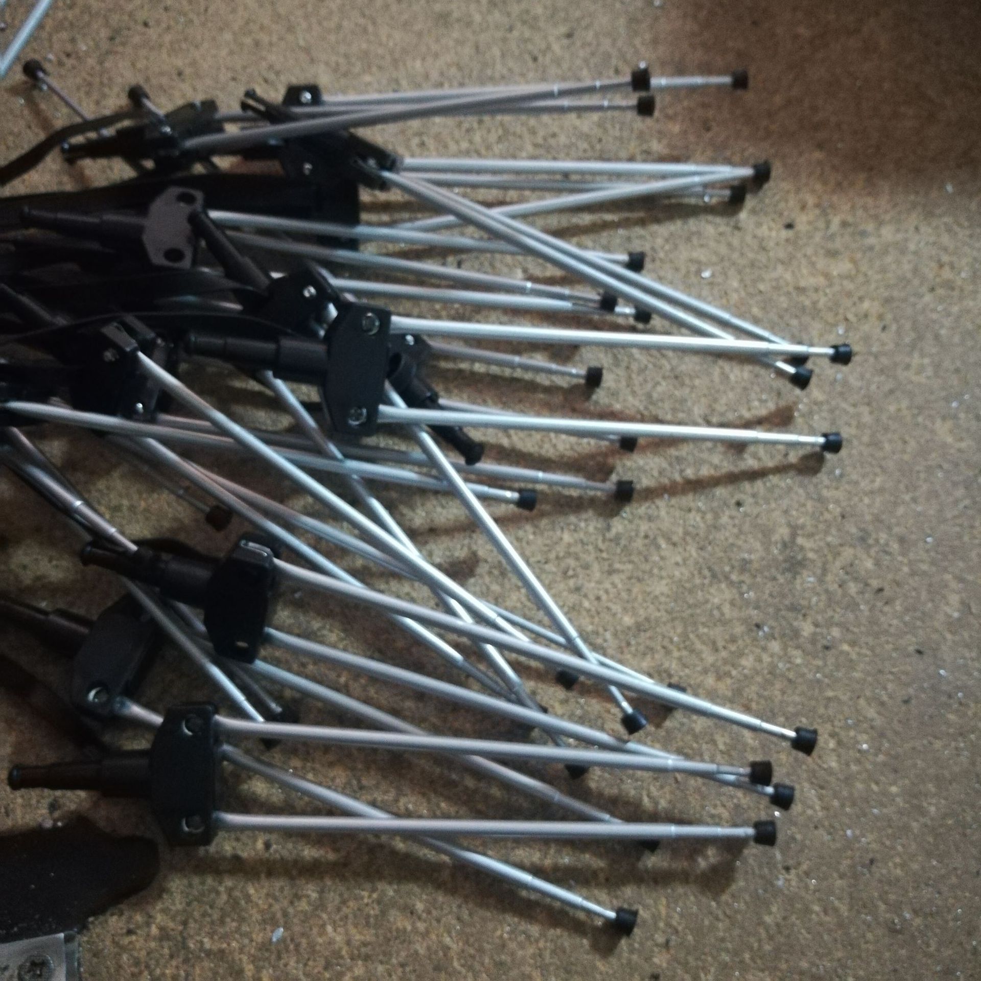 厂家直销定制电视机羊角天线 铝合金拉杆天线 室内电视天线