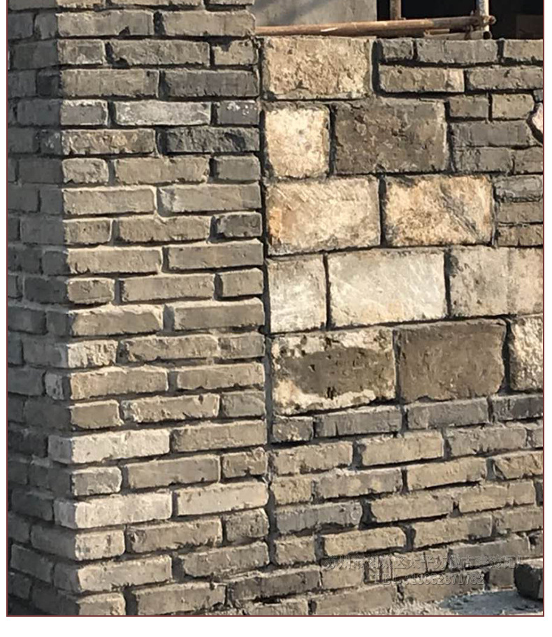 青砖仿古砖老青砖 手工铺地砖中式庭院古建外墙黏土旧青砖