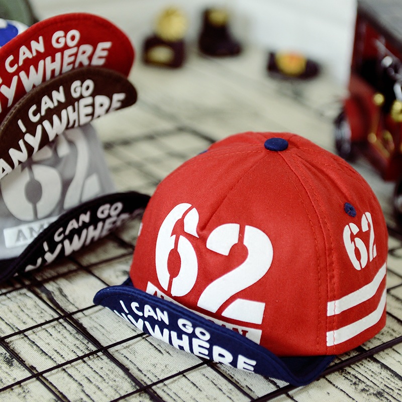 薄款 婴儿帽子春秋6-18个女童男宝宝遮阳鸭舌帽儿童字母棒球帽潮