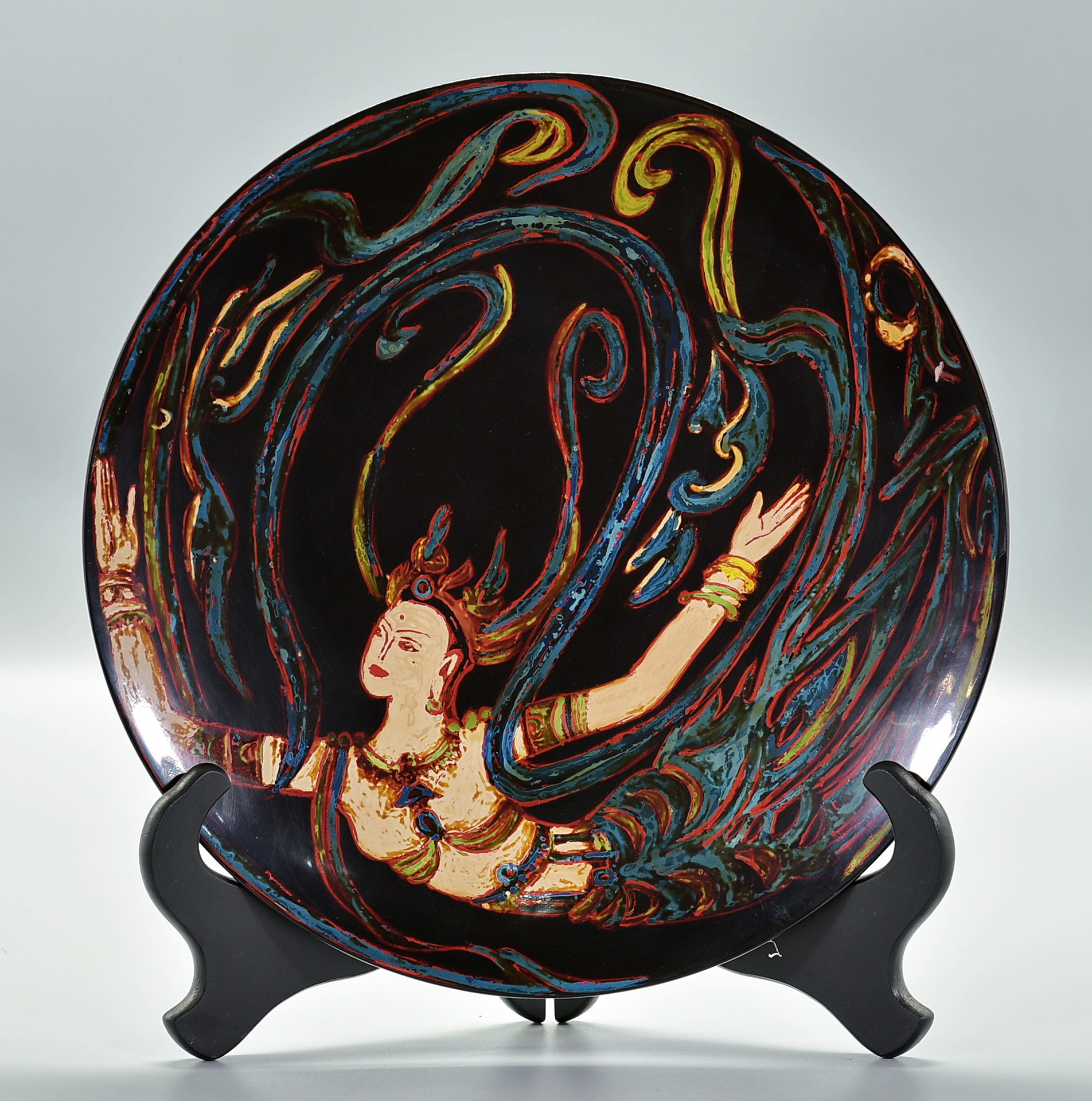 供应 精品***纯手工正宗福州脱胎漆器地理标志产品礼品漆盘