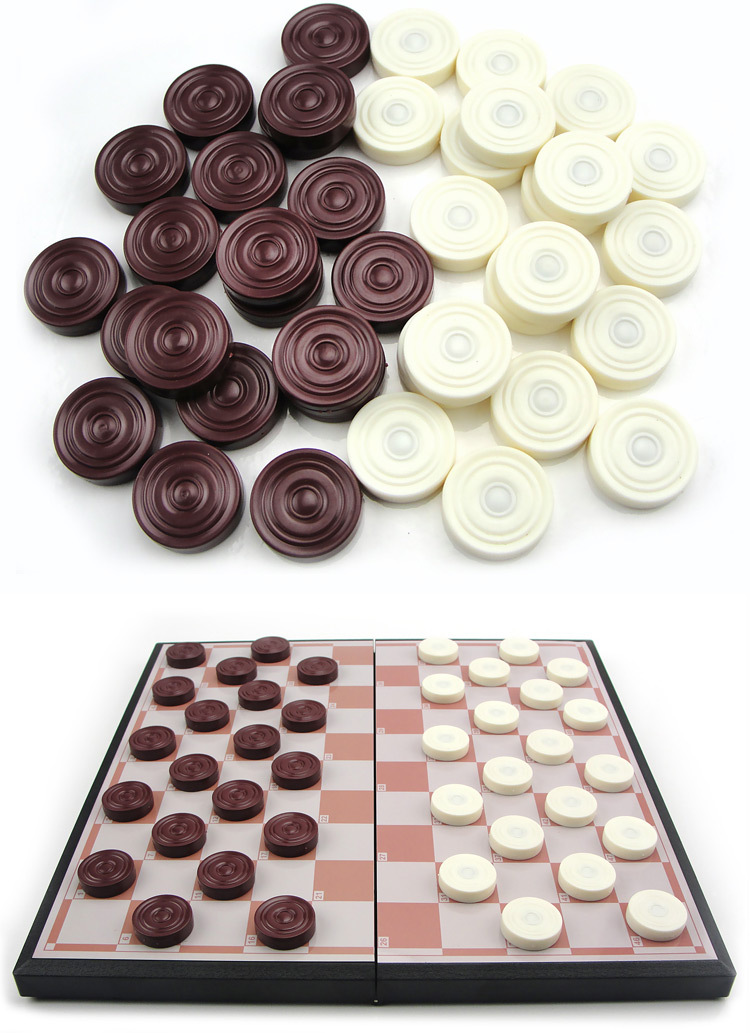 奇棋乐大盒磁性国际跳棋 儿童成人游戏玩具益智方格棋 广州批发