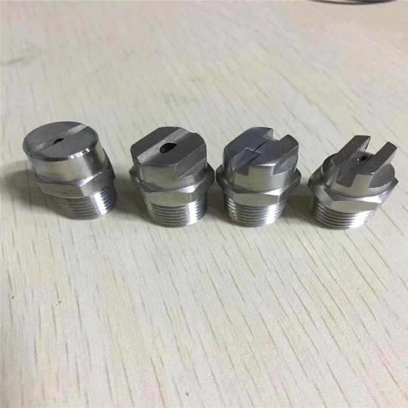 304不锈钢扇形喷头 高压雾化冲洗扇形喷嘴除尘降温扇面厂家现货