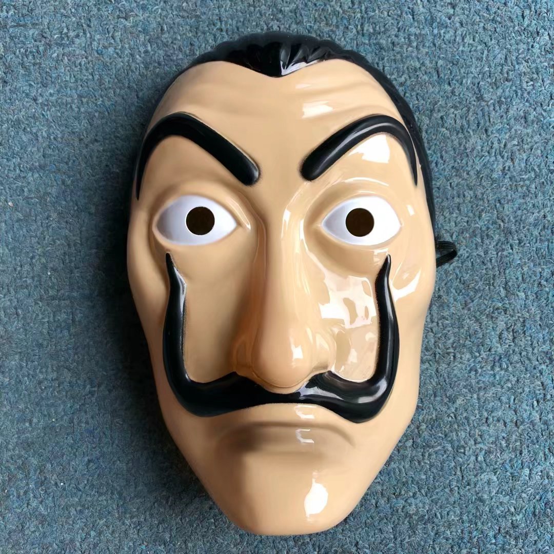 salvador dali贝拉桥面具戏剧达利面具男la casa de papel纸牌屋