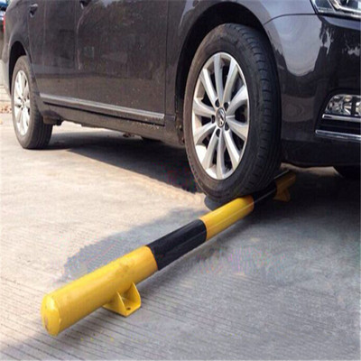 现货车轮挡车器停车场倒车阻挡器停车定位器优质橡胶实心定位器