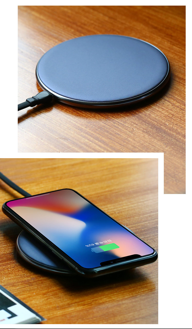 remax 睿量 无线手机充电器厂家批发 适用iphone8手机适配器 w10