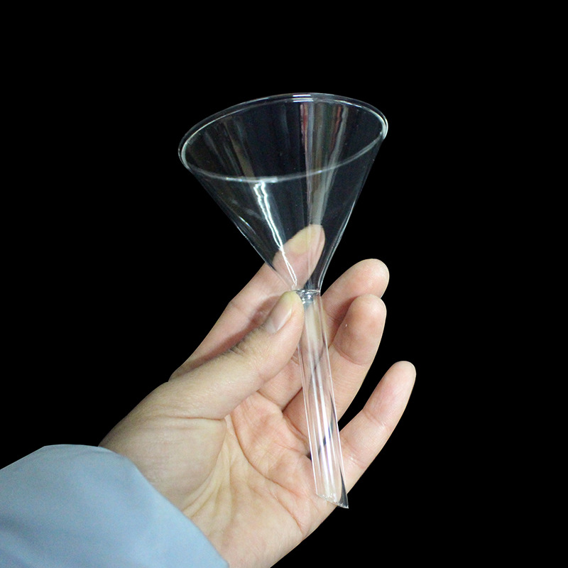 玻璃漏斗 供应实验室器皿长颈漏斗圆口漏斗规格直径60/75/90/100