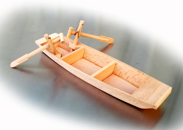 62406家庭家居装饰品代理加盟 木制小木船 模型 木质小渔船小船模