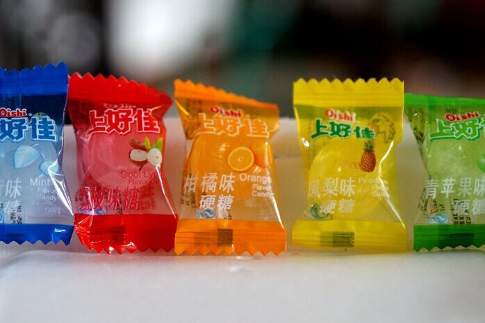 婚庆喜糖果 上好佳什锦味水果硬糖 八宝糖 500g 5斤包邮