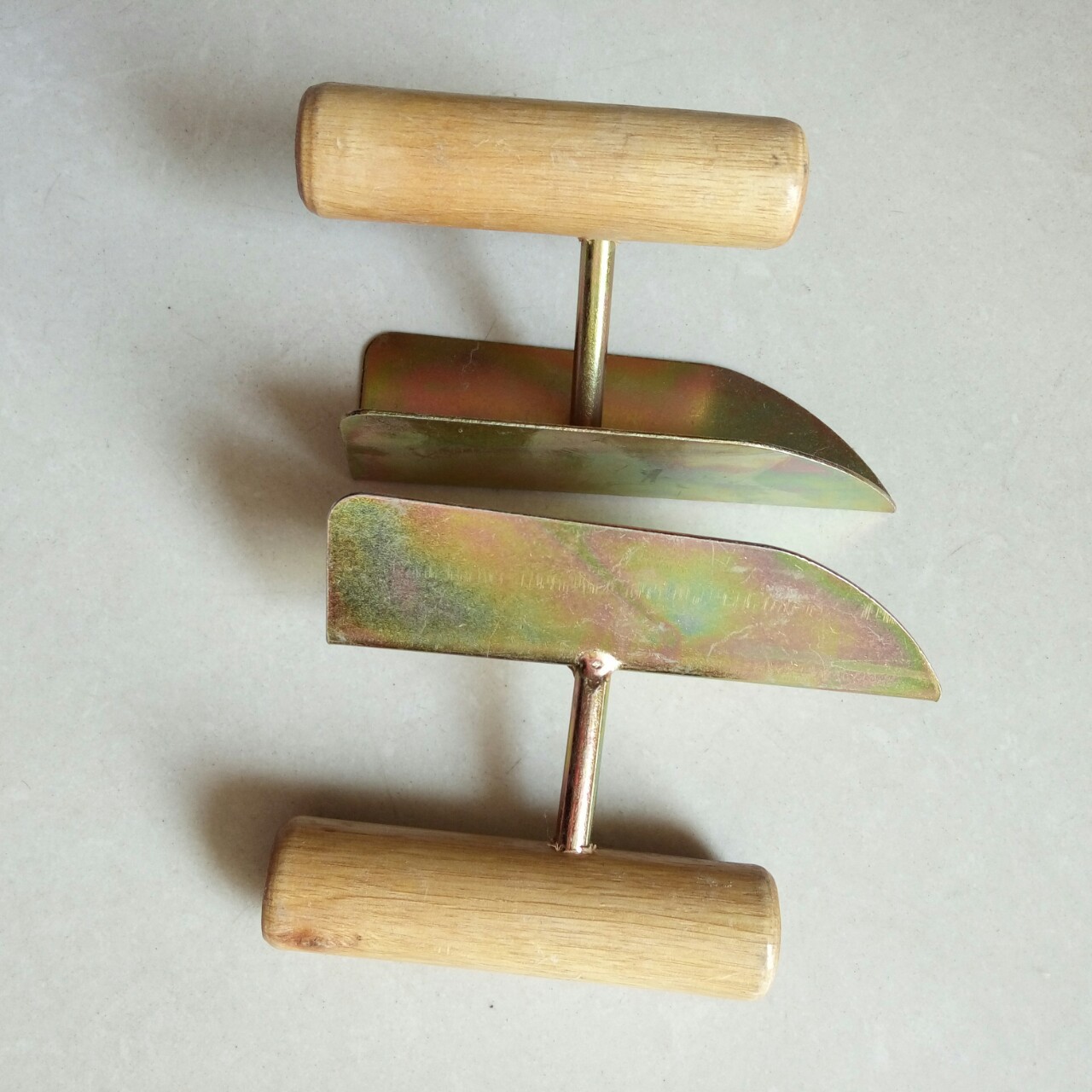 批发小号木柄铁阴角阳角器墙体拉角器室内外抹角抹子匠做工具阴角