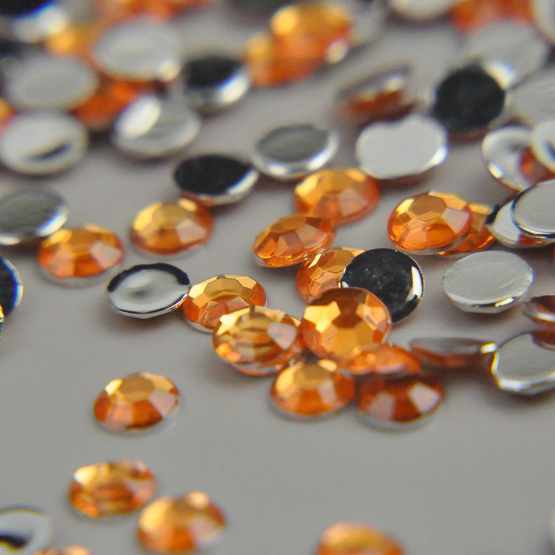 现货6mm 国产亚克力钻 圆形钻平钻 美甲diy饰品配件 速卖通热销