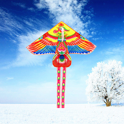 新款风筝_风筝 大型亮热印凤凰 微风易飞 飞包退厂家直批 - 阿里巴巴