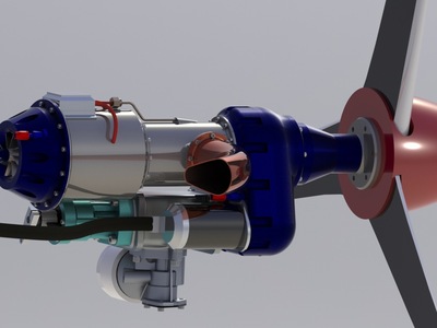 涡桨发动机图片_纵览新闻