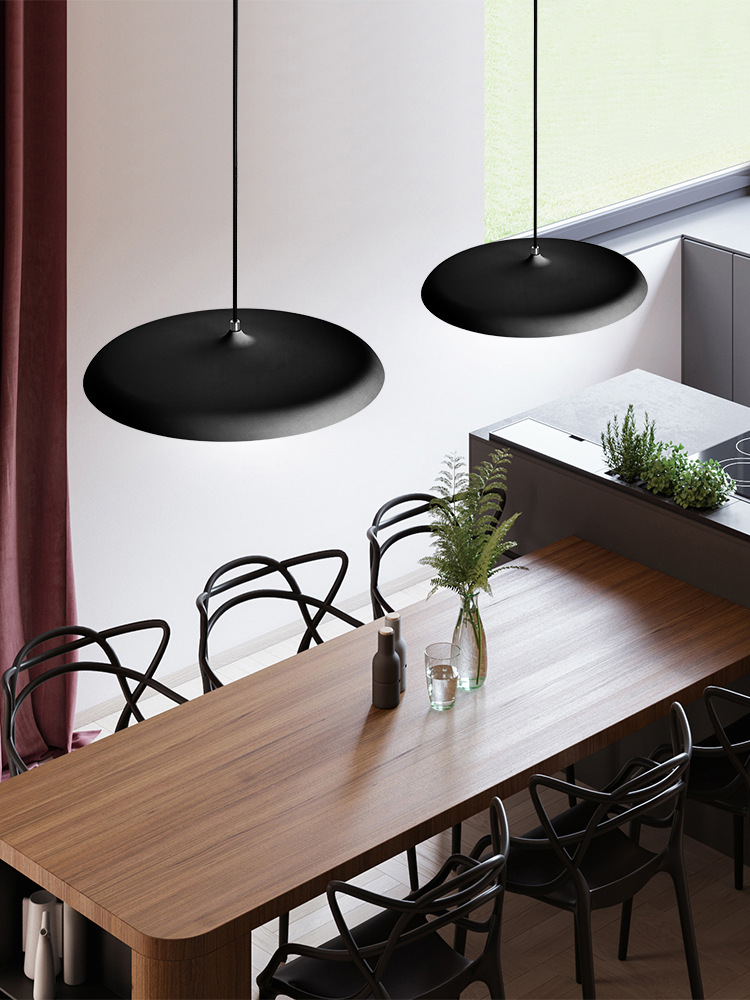 跨境货源 北欧吊灯 创意个性飞碟灯 铁艺餐厅灯 马卡龙简约灯具