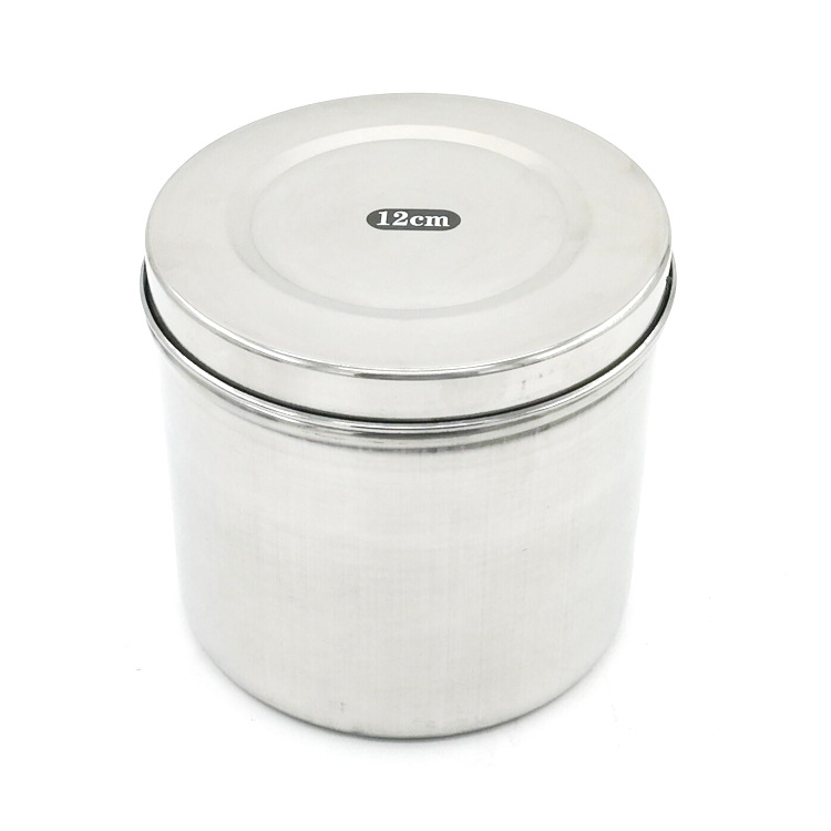 304不锈钢纱布桶药膏罐/棉花缸/棉花罐油膏缸/医用酒精消毒棉球盒