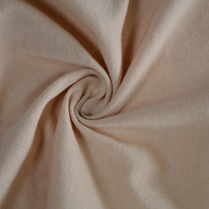 60s全棉平纹布 弹力t恤休闲服面料优质纯棉针织布料 厂家直销