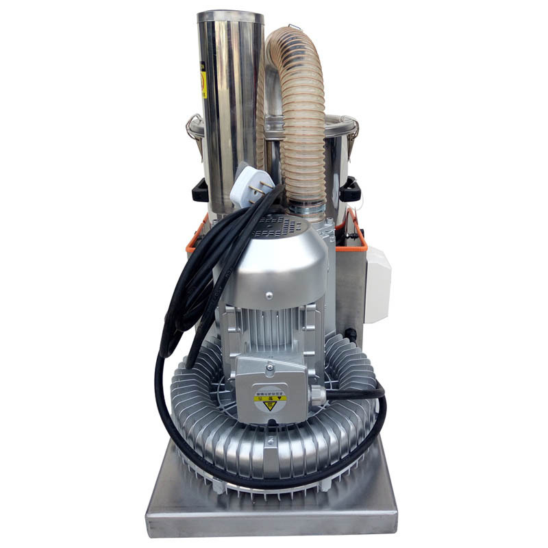车间除尘用工业吸尘设备 3kw大功率固定式吸粉尘铁屑用工业吸尘器