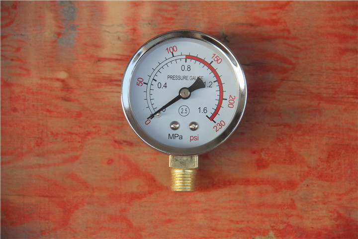 压力表y60径向普通压力表水压力表气压表1.6 mpa空压机气泵配件