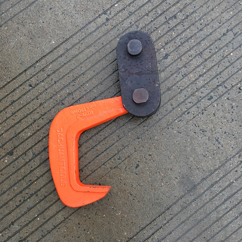 大连船厂钢板吊钩吊钳5吨平吊重型钢结构卸车板材上海直销