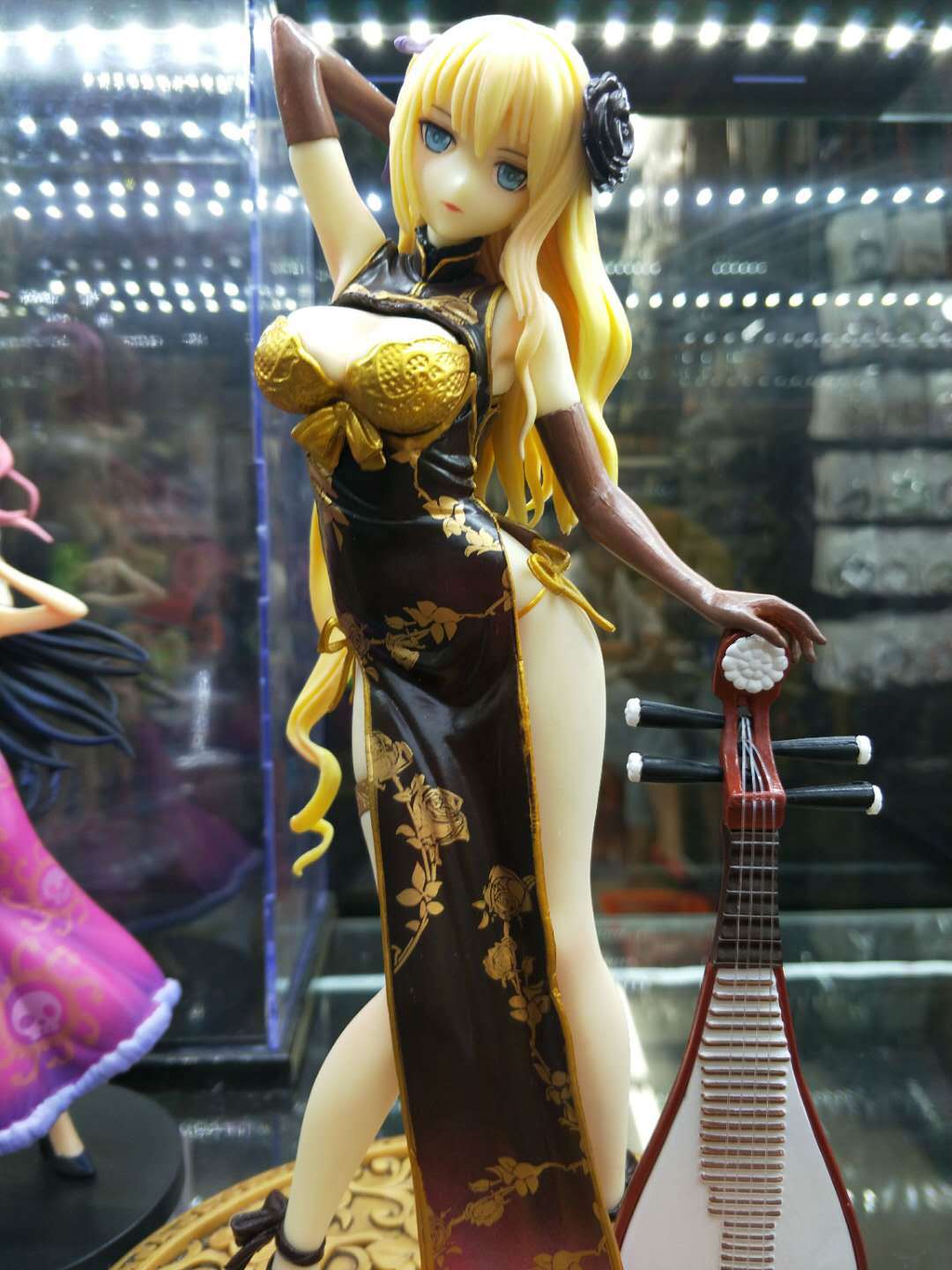 丫丫动漫手办 alphamax skytube 幻想金莲 旗袍 金瓶梅 瓶儿模型