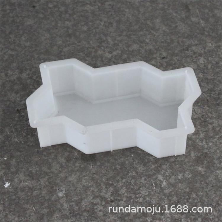 双波浪水泥透水彩砖模盒彩砖模具步道砖模具水泥砖模具于脱模