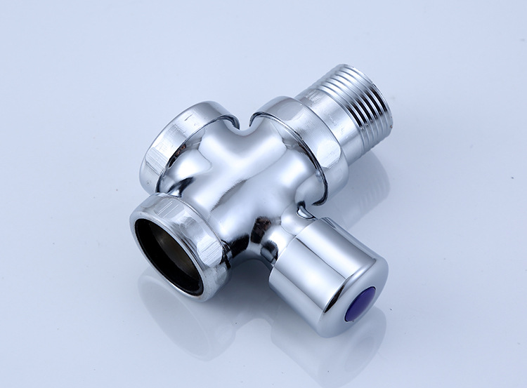 铜厕所冲洗阀大便阀延时冲水阀厂家批发四通手按式冲洗阀