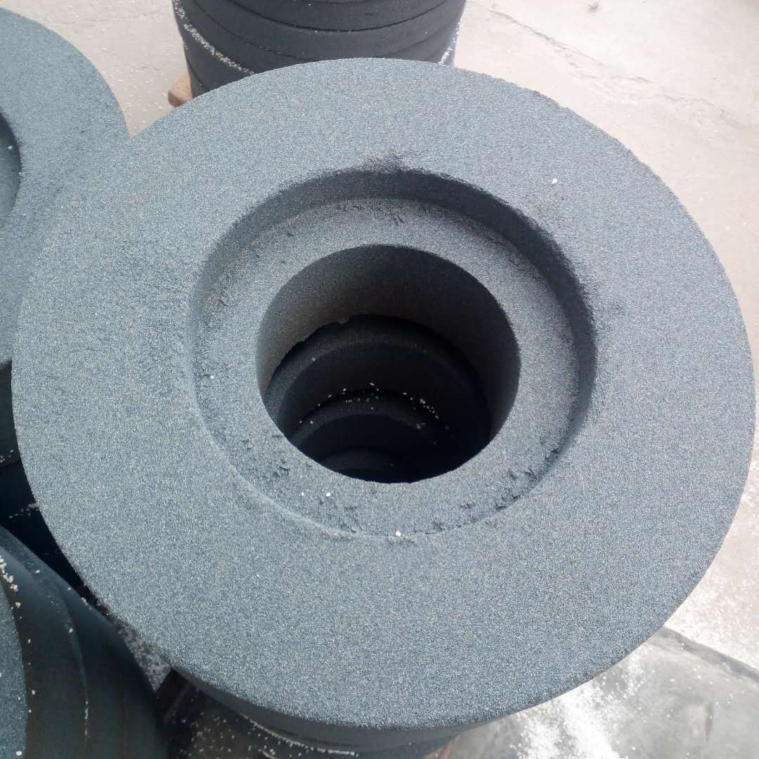 三圈无心磨砂轮1040磨床砂轮棕刚玉双面凹陶瓷砂轮a 350*125*127