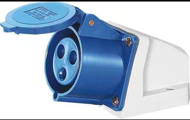st-113 三泰电气工业防水插座16a220v单相三孔ip44