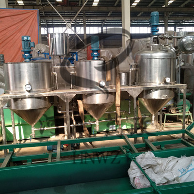 食用油加工设备-花生大豆提纯精炼油 色拉油油桐子提纯精炼工艺 无