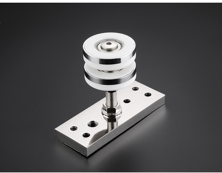 折叠门万向吊轮滑轮隔断墙门包房隔断收纳移门转弯折叠门五金配件