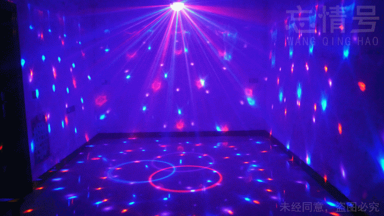 注意:本款5vusb声控led水晶魔球灯不带mp3音响功能,有灯光自走功能